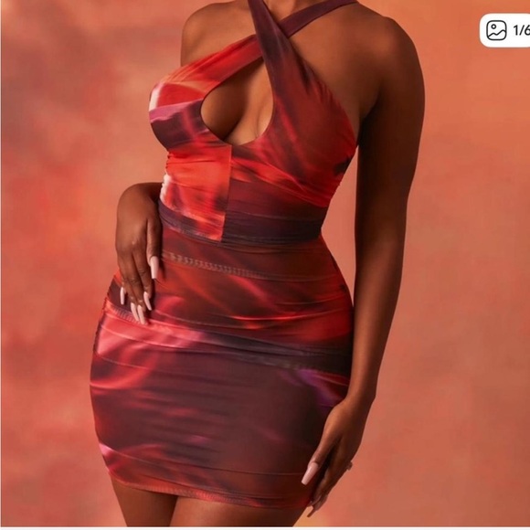 Oh Polly Ruched Mini Dress - Picture 2 of 5